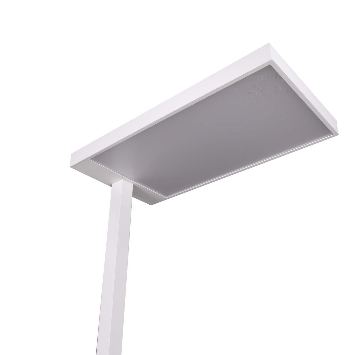 Moderne LED-Stehleuchte mit Uplight & Downlight – dimmbar & augenschonend in Weiß