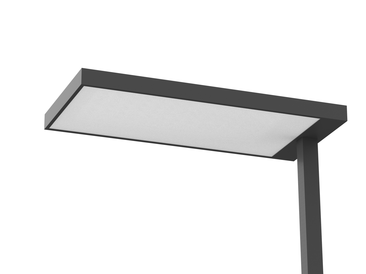 Leistungsstarke LED-Stehleuchte mit Uplight & Downlight – dimmbar & augenschonend in Schwarz
