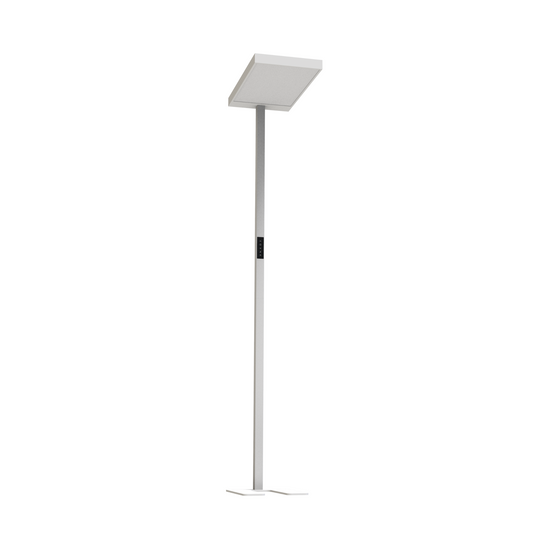 Leistungsstarke LED-Stehleuchte mit Uplight & Downlight – dimmbar & augenschonend in Weiß
