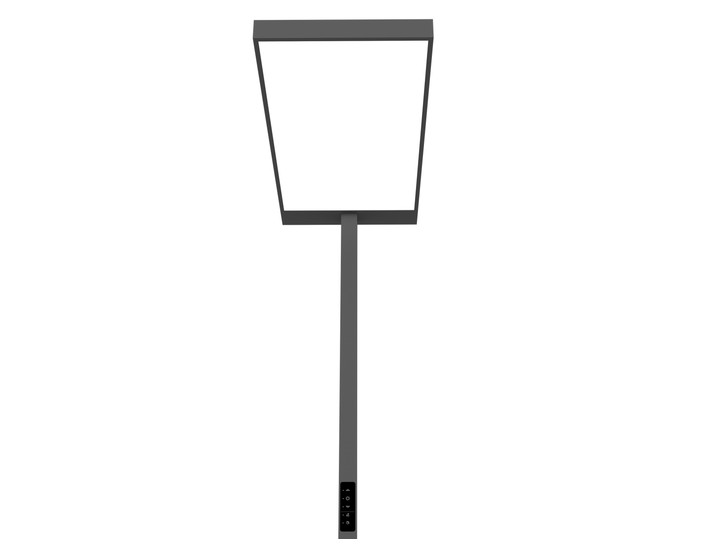 Leistungsstarke LED-Stehleuchte mit Uplight & Downlight – dimmbar & augenschonend in Schwarz