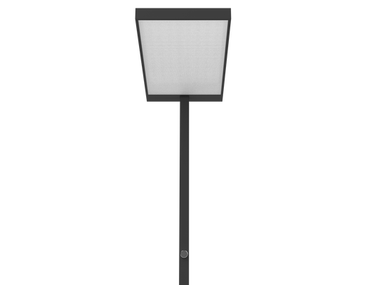 Moderne LED-Stehleuchte mit Uplight & Downlight – dimmbar & augenschonend in Schwarz
