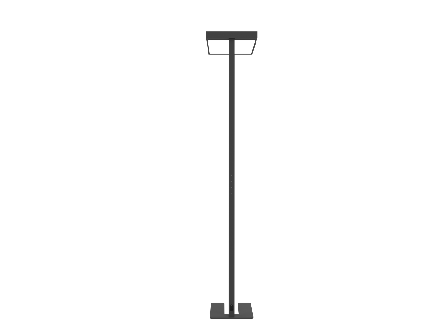 Moderne LED-Stehleuchte mit Uplight & Downlight – dimmbar & augenschonend in Schwarz